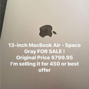 Apple MacBook Air 13-inch - Silver Gray